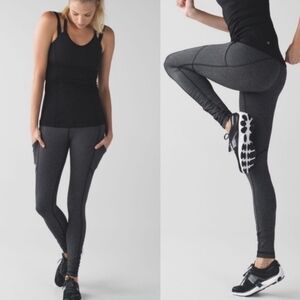 Lululemon Speed Tight IV Giant Herringbone Size 4